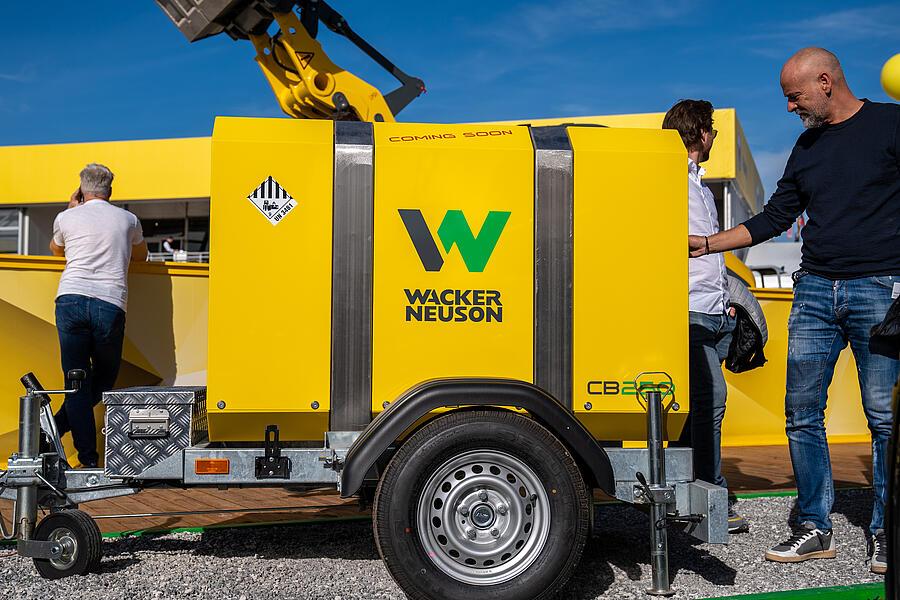 Nabíjací box CB250 na veľtrhu Bauma 2022