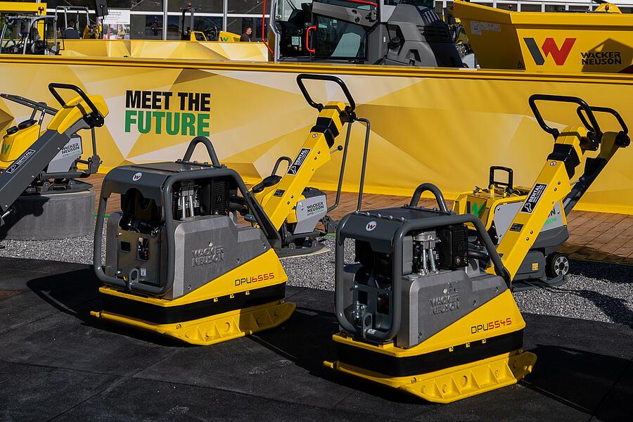 Vibračné dosky DPU6555 a DPU5545 na veľtrhu Bauma 2022