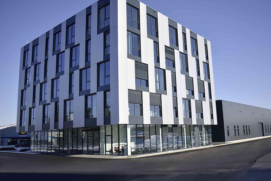 Umiestnenie budovy Wacker Neuson v Reichertshofene.