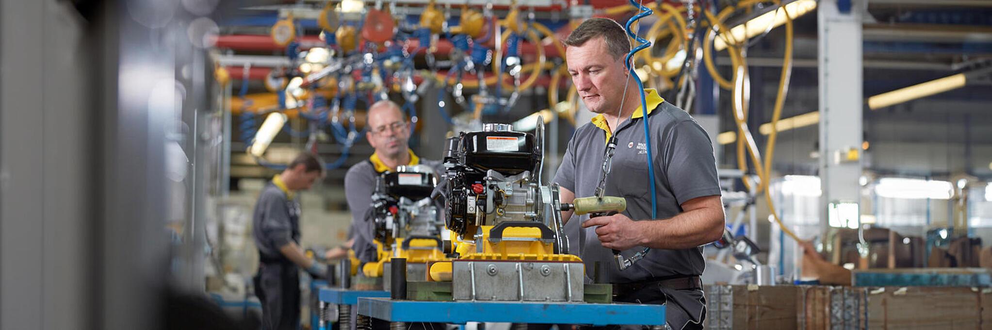 Wacker Neuson production hall in Reichertshofen, Germany
