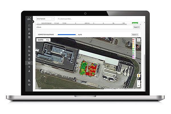 Laptop with EquipCare Manager, Compamatic view.